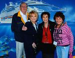 Boarding the 2012 Opry Cruise with Gene Ward, Jeannie Seely Ward, and Carolyn McClain